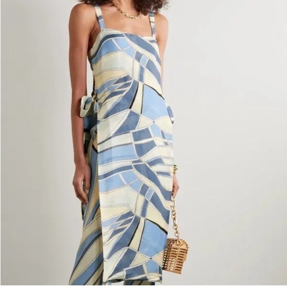 CULT GAIA Este Tunic Cover Up In Blue Wave - Picture 3 of 9